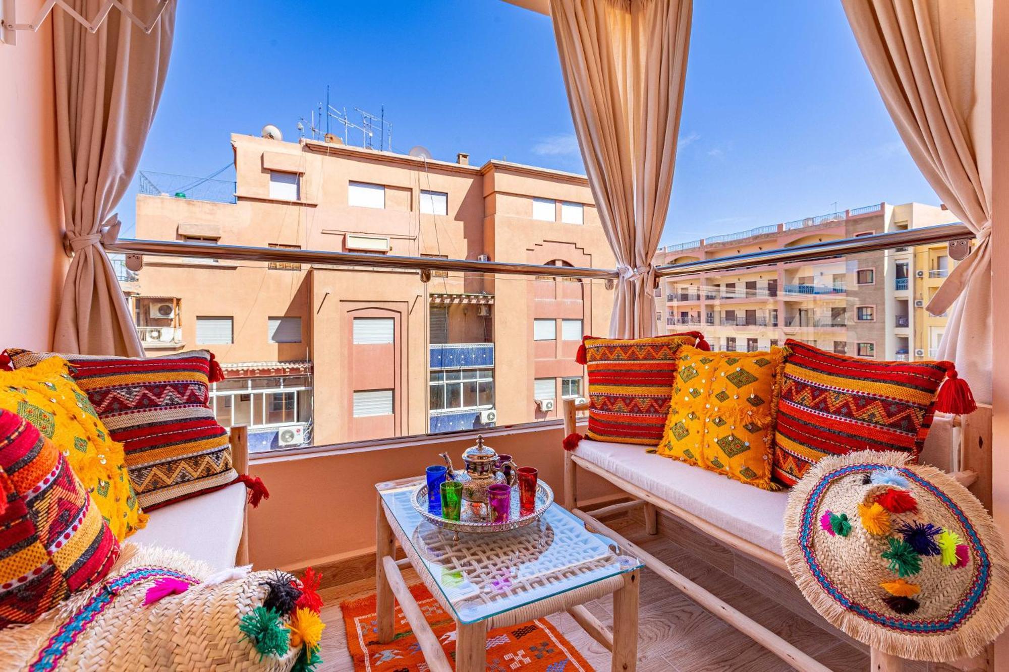 Magnifique Appartement Unique Et Central! Marrakesh Exterior foto