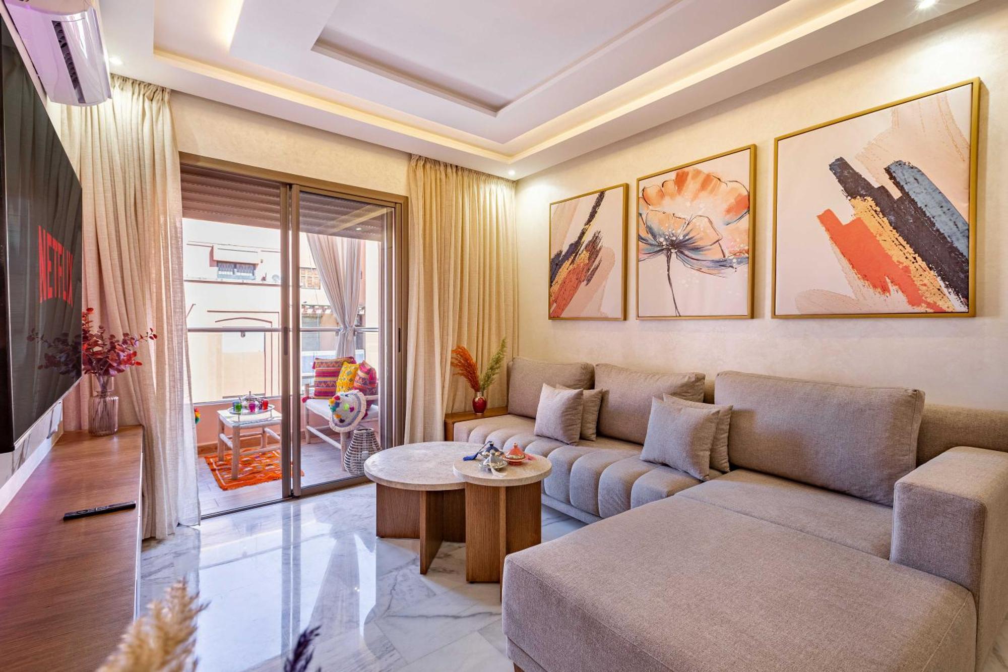 Magnifique Appartement Unique Et Central! Marrakesh Exterior foto